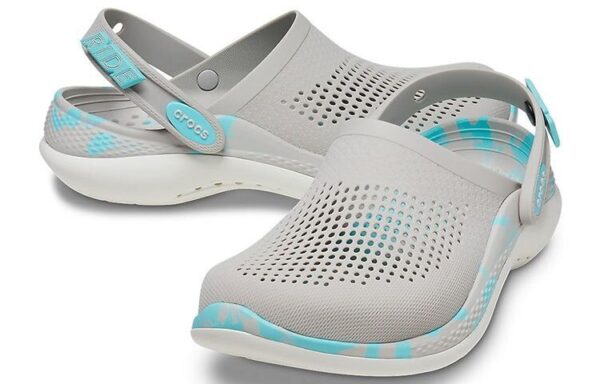 Сабо Крокси LiteRide 360 Marbled Clog Pearl White/Multi