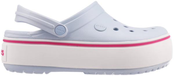 Сабо Крокси Crocband Platform Clog Ice/Blue