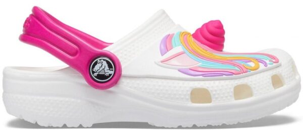 Сабо Крокси Kids Fun Lab Classic I AM Unicorn Clog White