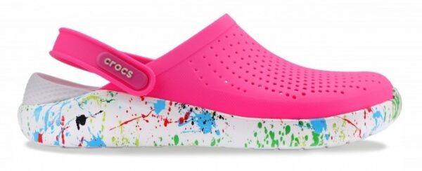Сабо Крокси LiteRide Clog Electric Pink клякси