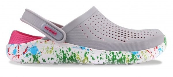 Сабо Крокси LiteRide Clog Pearl / White клякси