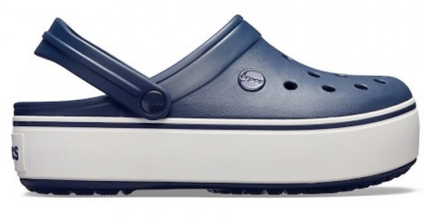 Сабо Крокси Crocband Platform Clog Navy / White