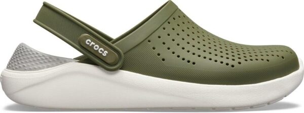 Сабо Крокси LiteRide Clog Army Green / White